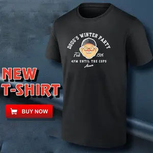 Dougs Winter Party February 15 tShirt  TOP PULLOVER