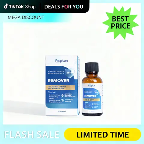 Ragkun Natural Extract Physical Exfoliator Cleanser - Gentle Resurfacing Face Peel for Cleansing, Skin Exfoliation, Dead Cell Removal, Restoration, All Skin Types, Popular Skincare Bottle
