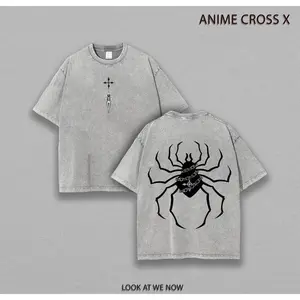 Phantom Troupe Spiders Anime Manga Washed Heavy Cotton T-shirt, Gift For Anime Fan, Anime Lover, Manga Lover Gift Gift For Him Gift For Her  Menswear Clothing