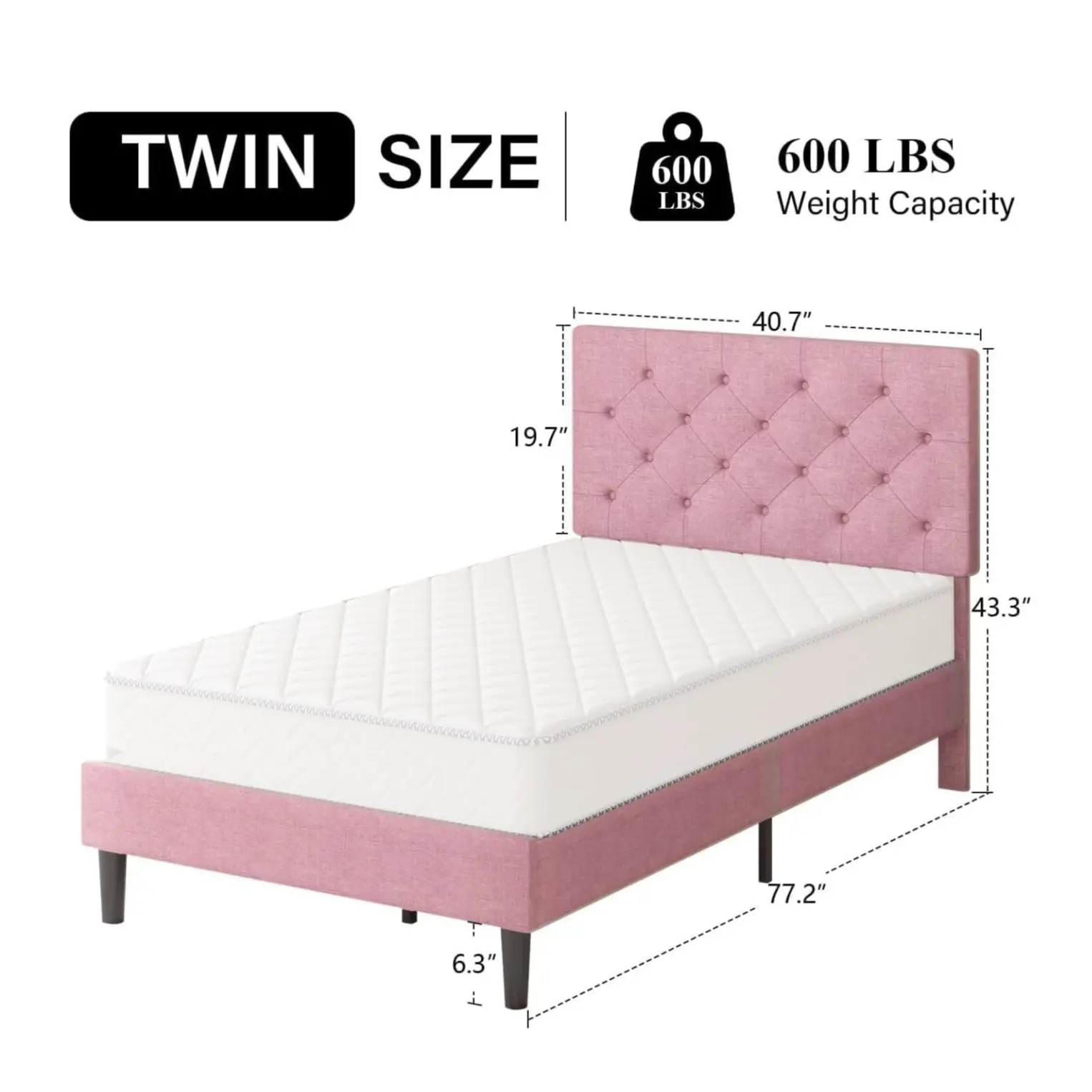 Twin Size Pink