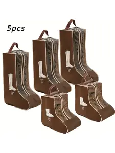 Practical Mother's Day Gift  | 2-Piece Set Boots Storage Bag for Long & Short Boots | Non-woven Fabric Dustproof Shoe Organizer | Ideal For Home Organization Shoe Bags #MothersDay