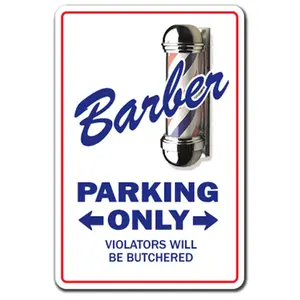 SignMission  12 x 8 in. Barber Novelty Sign