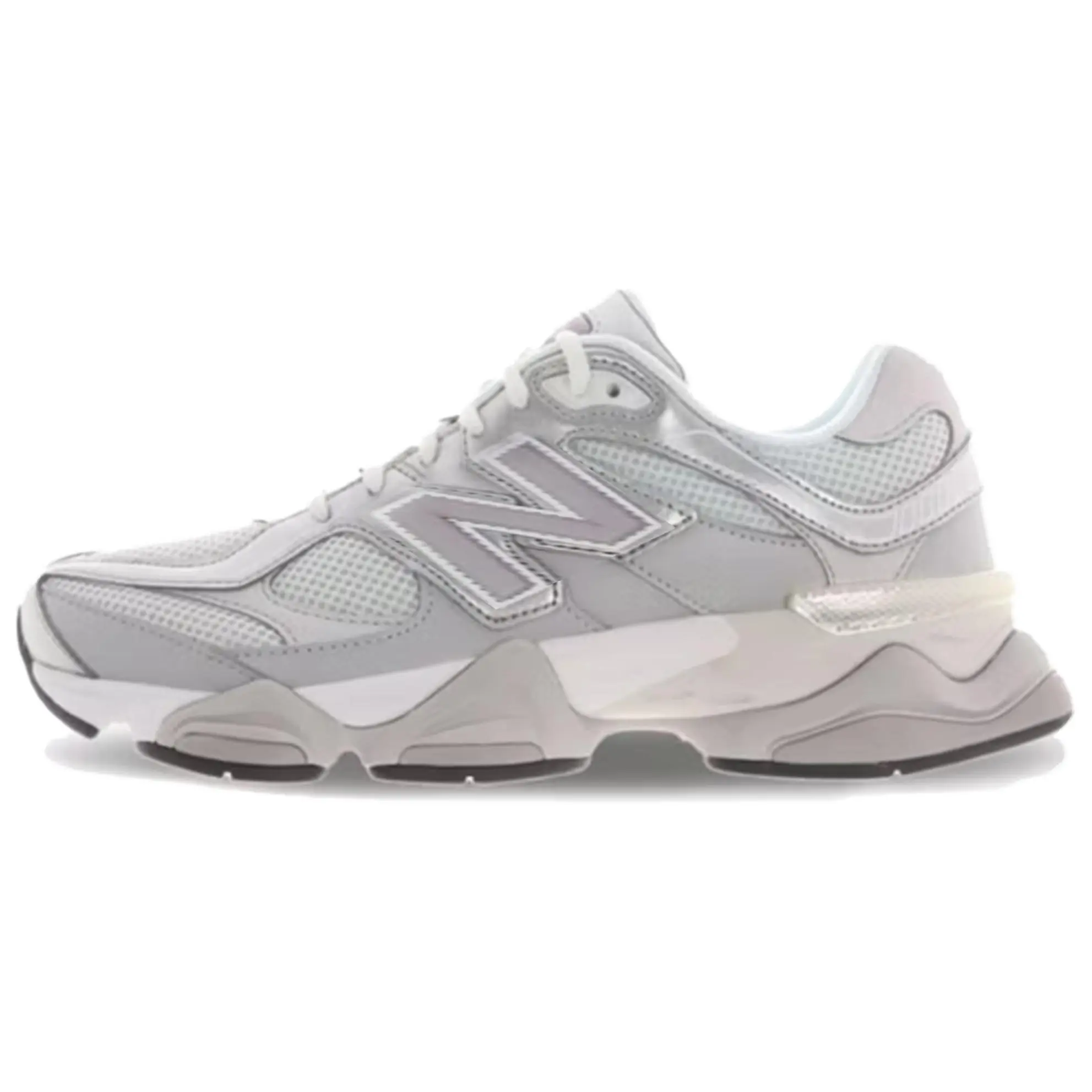 NEW BALANCE 9060 'Raincloud Truffle Salt' Men's Versatile Running Shoes with Breathable Mesh and Comfortable Cushioning, Sports Running Shoes, Walking Running Shoes