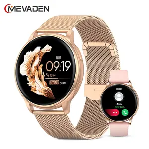 MEVADEN 1.32 Inch Display Fashionable Multifunctional Smart Watch For Women, Answer/Make Calls And Message Reminders, 100+ Exercise Modes Fitness Watch Suitable For Daily Use And Gifts, Compatible With Ios And Android Phones, Sports Tracking Wristwatch