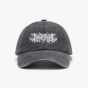 Unisex Lorna Shore Band Baseball Cap -Vintage Street Style, Adjustable Double-Fastening Hat, Signature Pattern, Gift for Men & Women