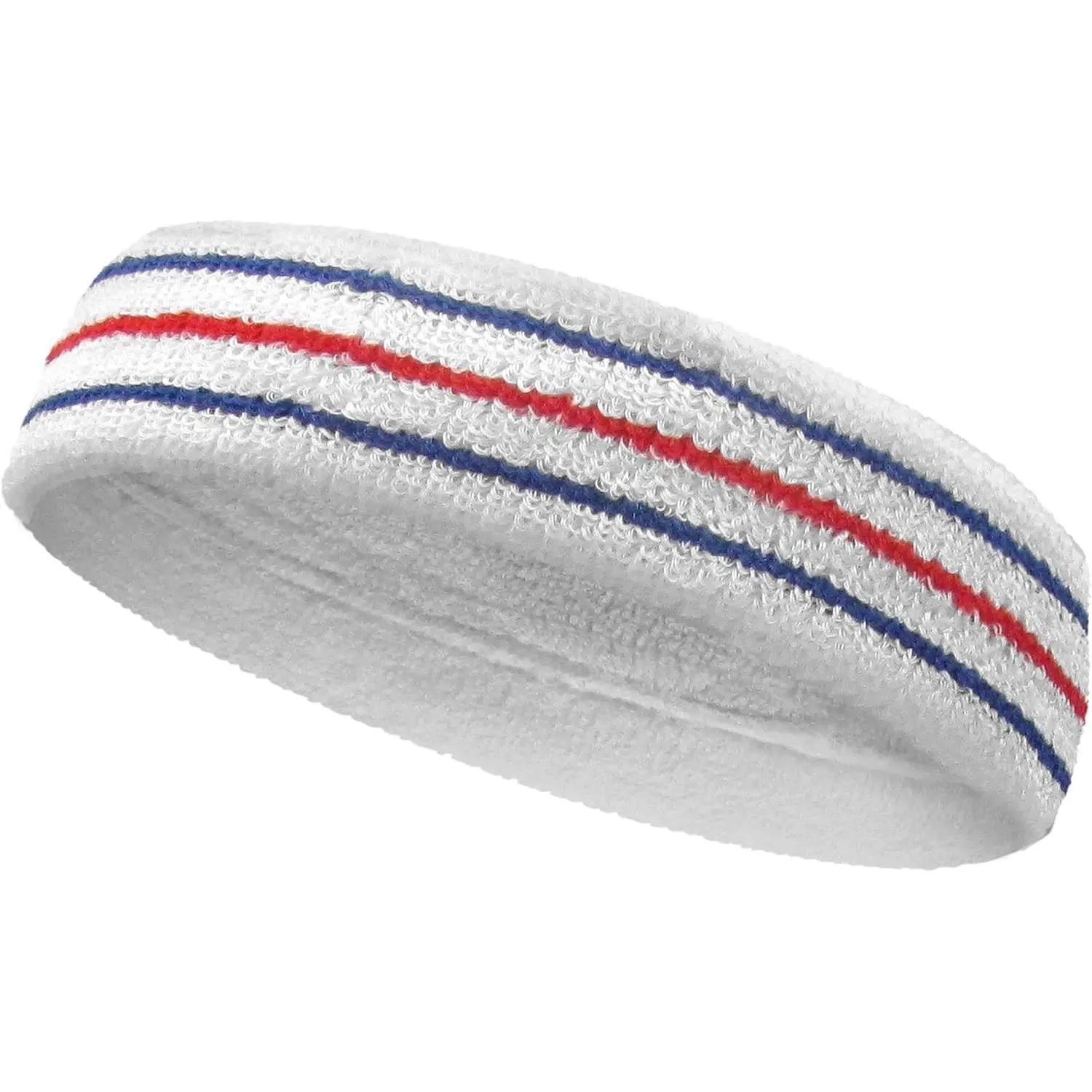 Tennis Headband Cotton Terry Cloth Sweatband for Men Women - High Absorbency Athletic Hairband for Gym Basketball Running - 1 PieceGift