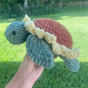Crochet Sunflower Turtle