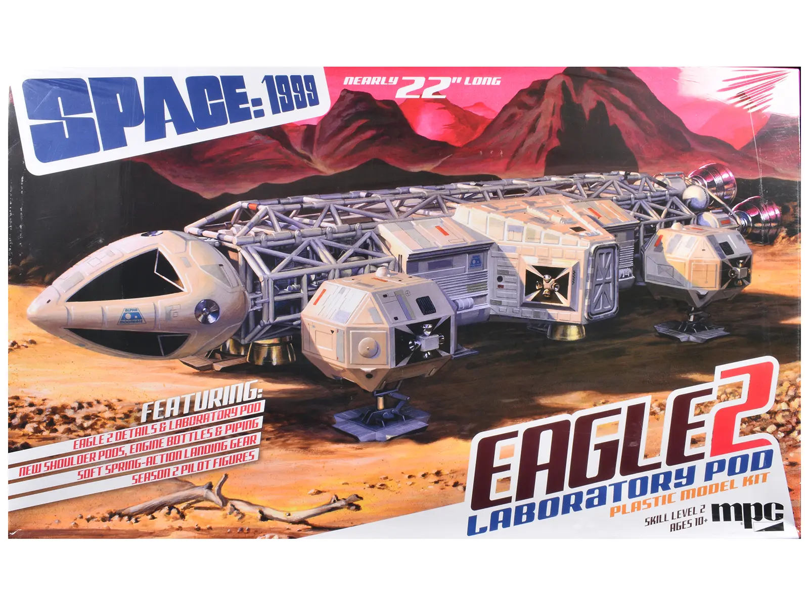 Eagle 2 Laboratory Pod "Space: 1999" (1975-1977) TV Series (Skill 2) 1/48 Plastic Model Kit by MPC
