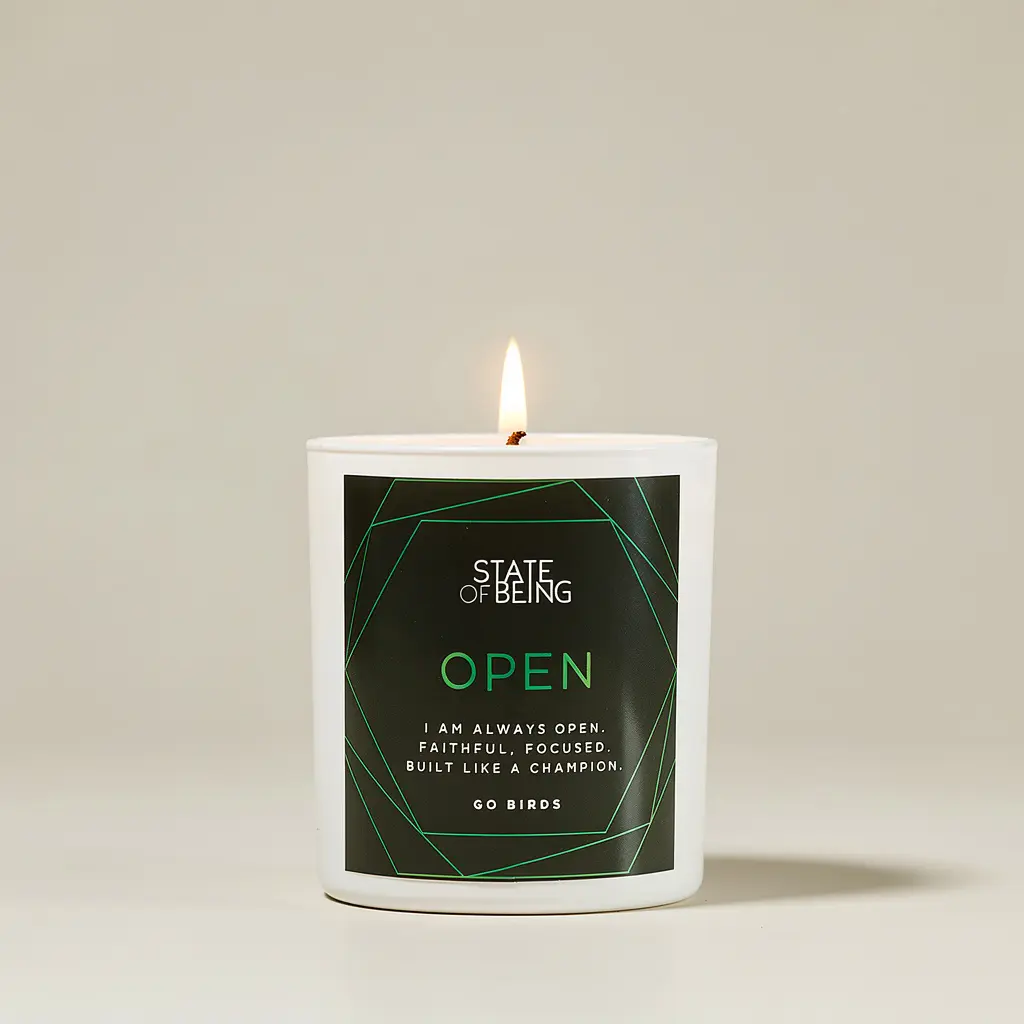 Go Birds Affirmation Candle | Eagles Gift | Patchouli & Eucalyptus