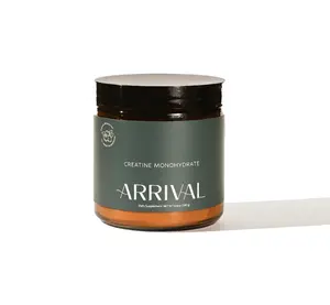 Arrival Creatine Monohydrate - Premium Supplement with Organic Blueberry Powder for Women's Wellness & Recovery - Eco-Friendly Glass Jar