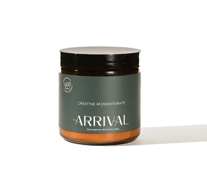 Arrival Creatine Monohydrate - Premium Supplement with Organic Blueberry Powder for Women's Wellness & Recovery - Eco-Friendly Glass Jar