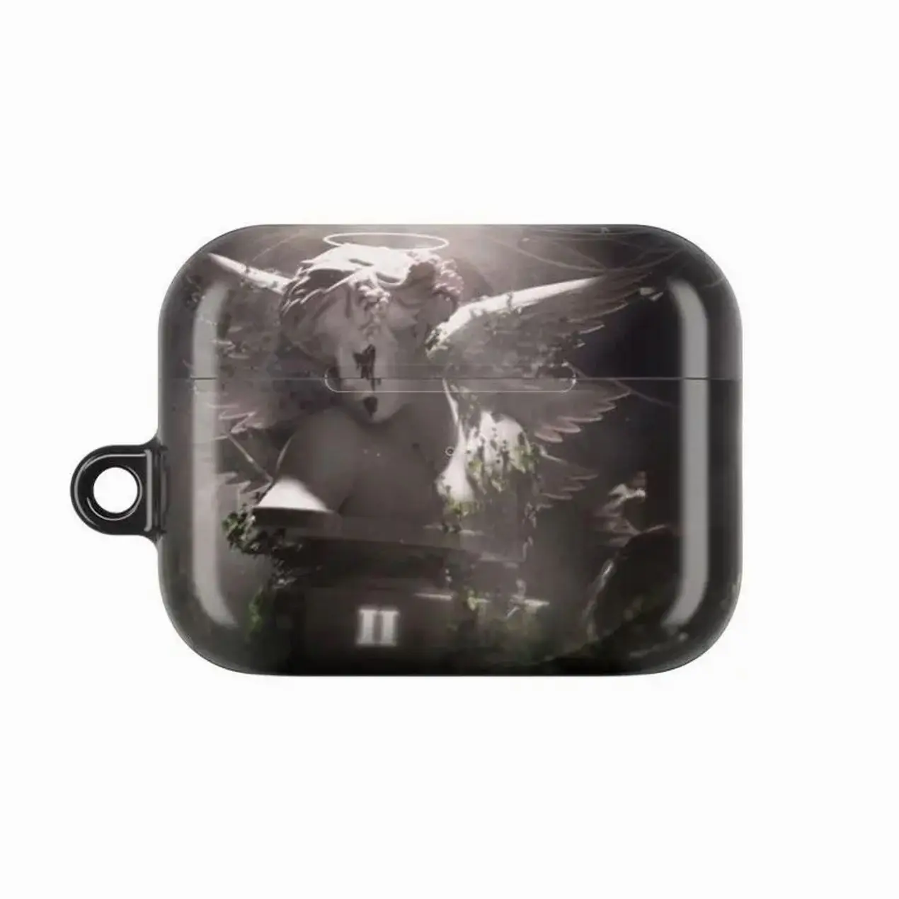 Junior H "Sad Boyz 4 Life II" Aesthetic AirPods Case | Weeping Angel Statue & Roman Numeral | Glossy Scratch Resistant Cover for AirPods 1/2/3/4 & Pro
