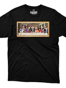 Valentín Elizalde Last Supper T-Shirt, Gallo Regio Design, Unisex Casual Wear, Perfect Gift for Fans, Men and Women