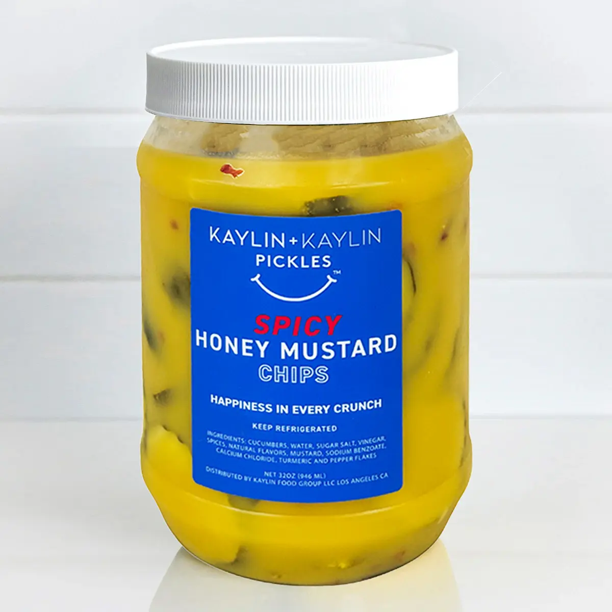 Spicy Honey Mustard Pickles