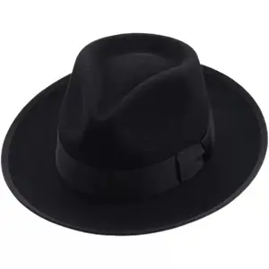 Woolen British Retro Jazz Hat Michael Jackson Performance Costume Matching Men and Women Hat Street Shooting All-match Sunshade