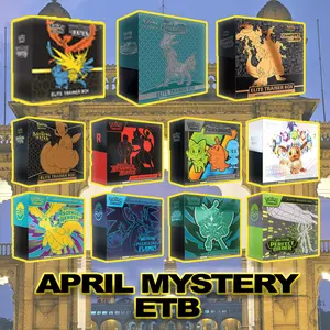 Pokemon English April Mystery ETB Game CARDS LIVE OPENING