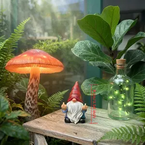 Funny Garden Gnome Statue, Naughty Garden Gnome Decoration, Outdoor or Indoor Decor, Perfect Lawn Ornament, Garden Accessories