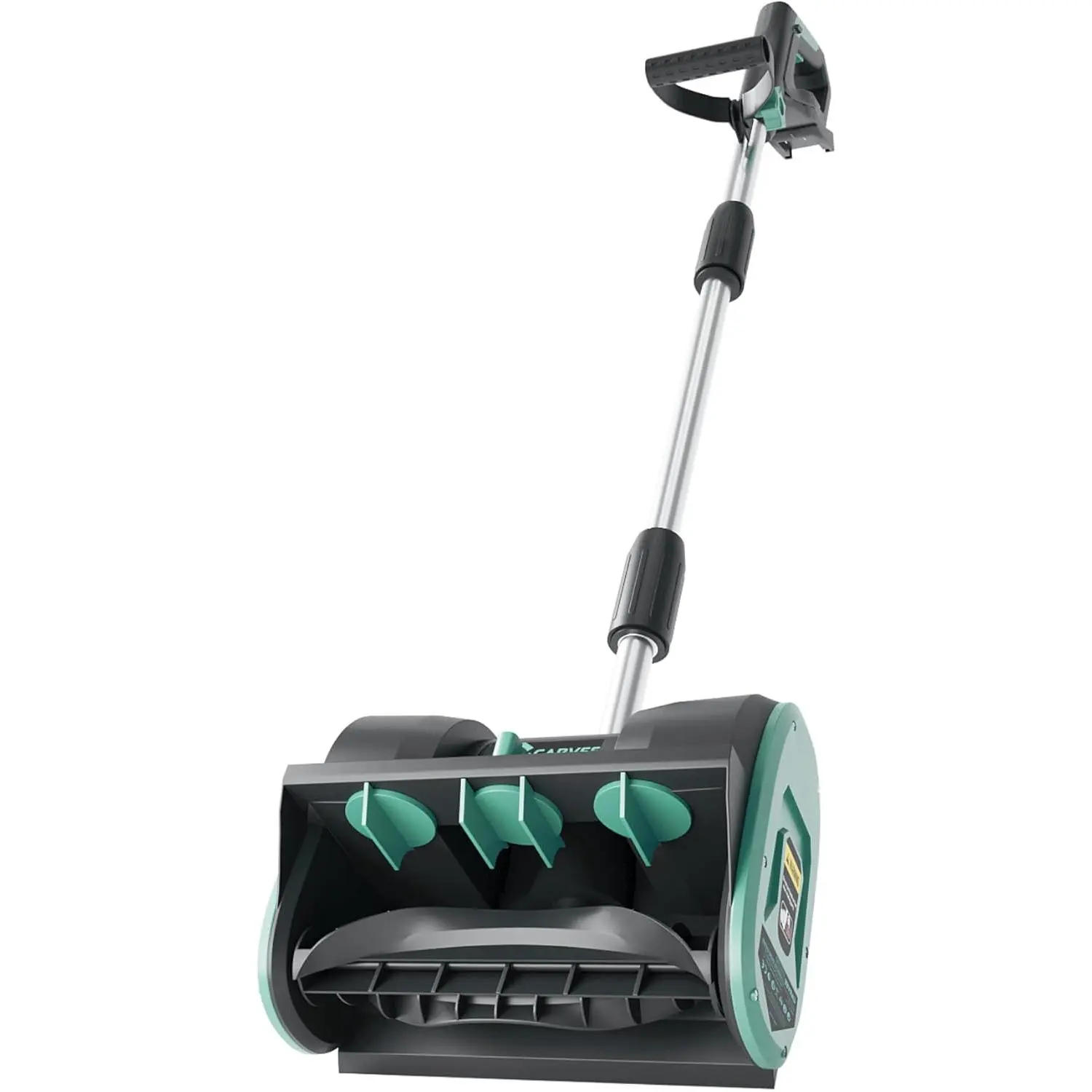 Electric Snow Blower Cordless - Snow Shovel 12" Width, 6" Depth, 16.5 FT Snow Throwing Distance, 15A 4.0Ah Battery & Quick Charger, Adjustable Handle, Walkways Deck Driveways Stair Snow Removal