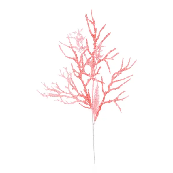 19.5" Pearl Styro Bead Coral Spray x3 – Coral