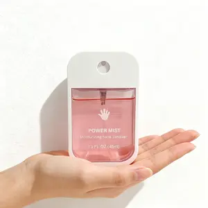Power Mist Moisturizing Hand Sanitizer 1.5 Fl Oz 45mL Travel Size Disinfectant Portable & Hygienic Full Protection for Family