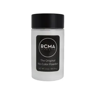 RCMA Makeup The Original No Color Powder, Loose Setting Powder, Professional Makeup, No Flash Back, Universal,  All Skin Types , Flawless Finish, Reduces Shine, Vegan and Cruelty- Free, 3oz
