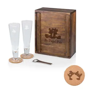 Legacy Disney Mickey & Minnie Mouse 7pc Beer Glass Gift Set