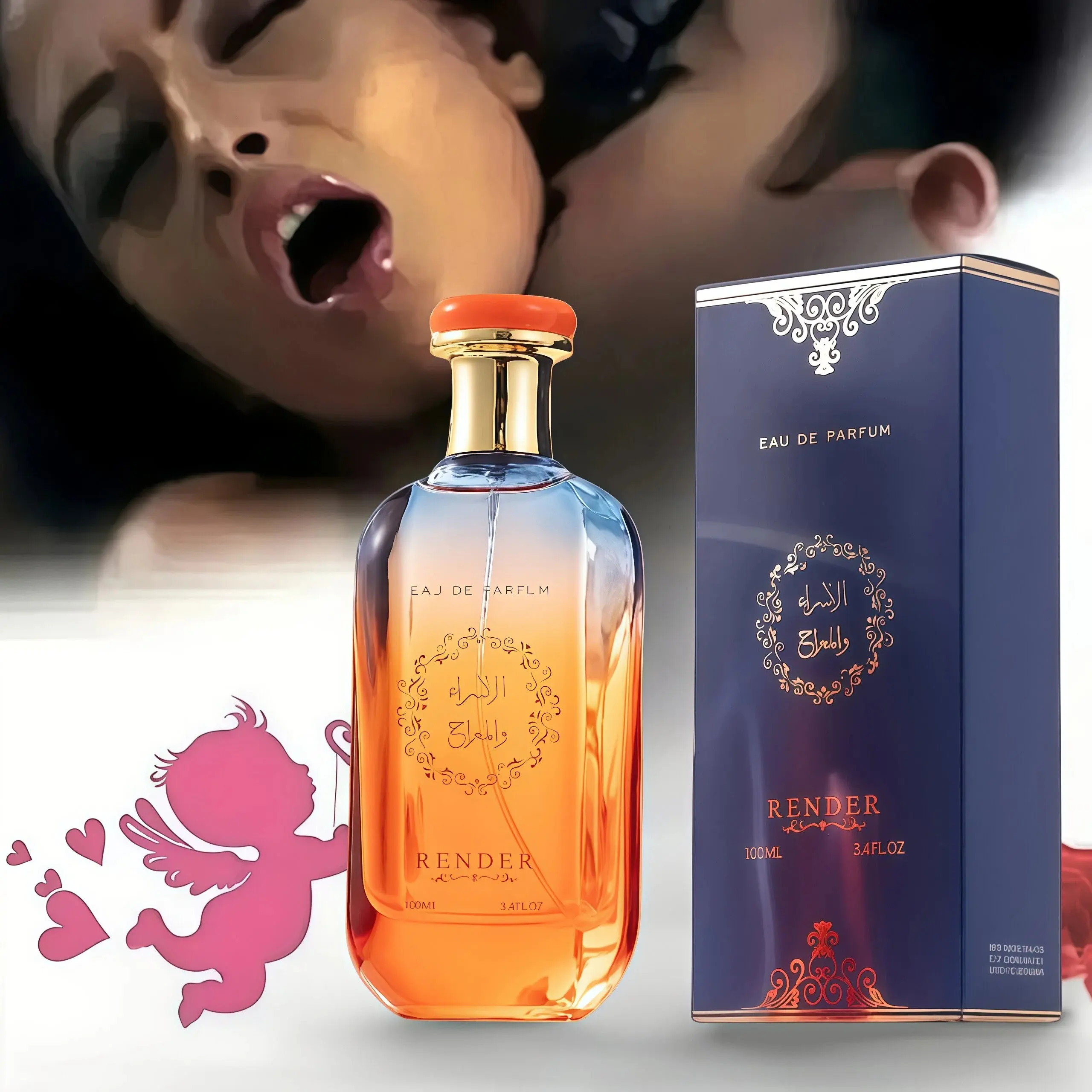 Long-Lasting Arabian Perfume for Women, Fruity Aromatic Cologne with Passion Fruit, Raspberry & Vanilla Notes - 100ml, Perfumes For Women, Women Perfumes