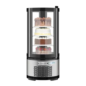 19 in. Circular Refrigerated Countertop Bakery Display Case