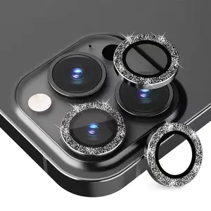 Glitter Phone Lens Film, Fashion Mobile Accessories, Smartphone Camera Accessories, Camera Lens Protection, High-Quality Protective Film, Holiday Gift Choice