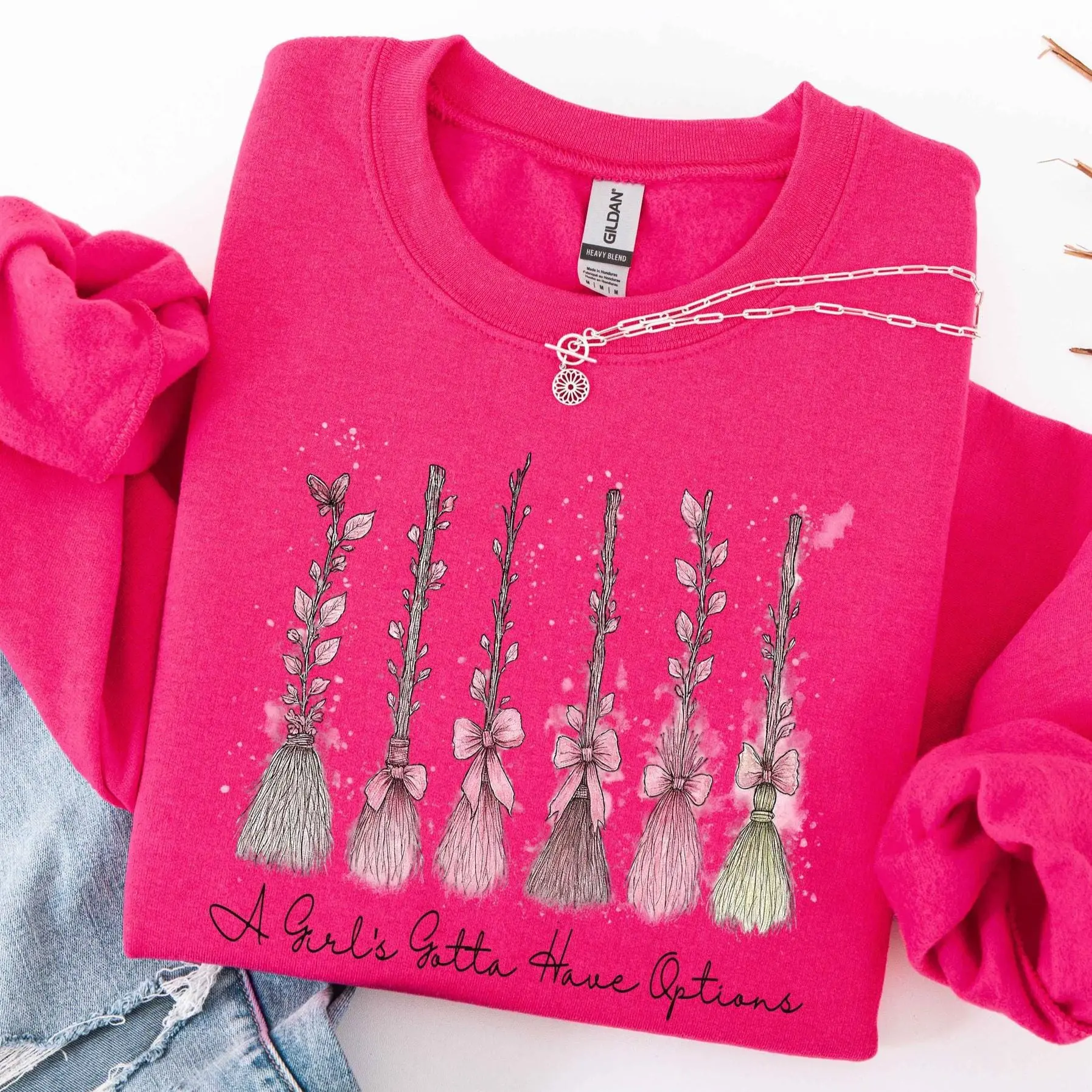 A Girl Gotta Have Options Sweatshirt, Spooky Halloween Hoodie, Spooky Season Sweatshirt, Halloween Sweater, Cute Halloween Shirt