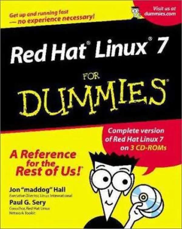 USED-Red Hat Linux7 For Dummies by Jon Hall (Paperback)