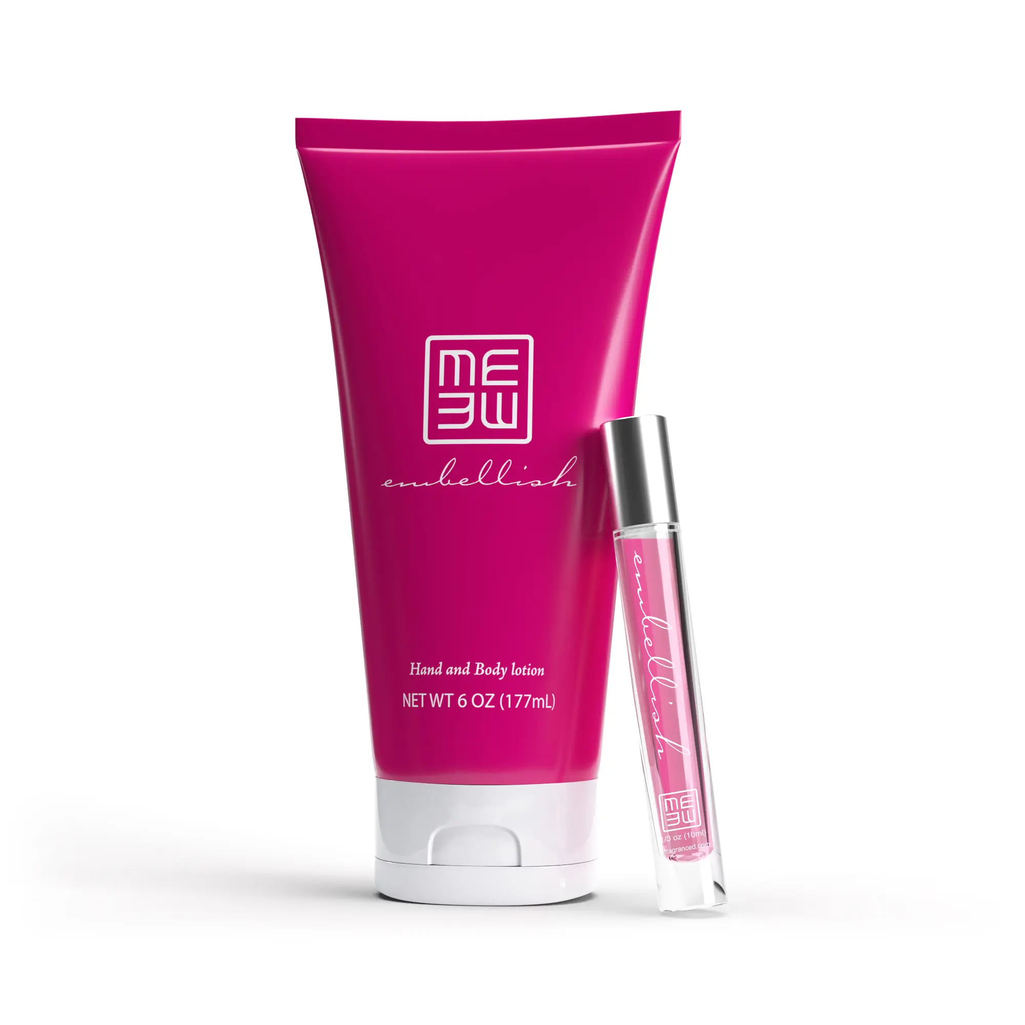 B Fragranced Embellish On the Go Bundle - 10ml Eau de Parfum & 6oz Hand & Body Lotion
