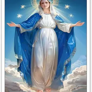 Unframed Virgin Mary of Guadalupe Mexico Artistic Canvas Painting Modern Home Living Room Bedroom Decoration Wall Art