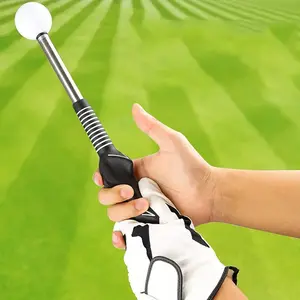 Golf Swing Trainer, Stretchable Golf Training Device, Sound Assist Tool, Lightweight Durable, Ergonomic Grip, 1 Piece