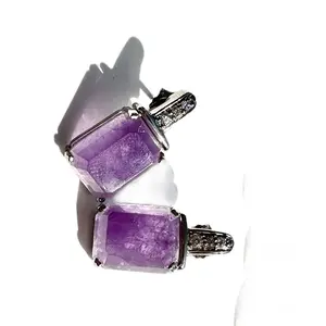 Vintage Amethyst Earrings - Classic and Elegant Women's Jewelry