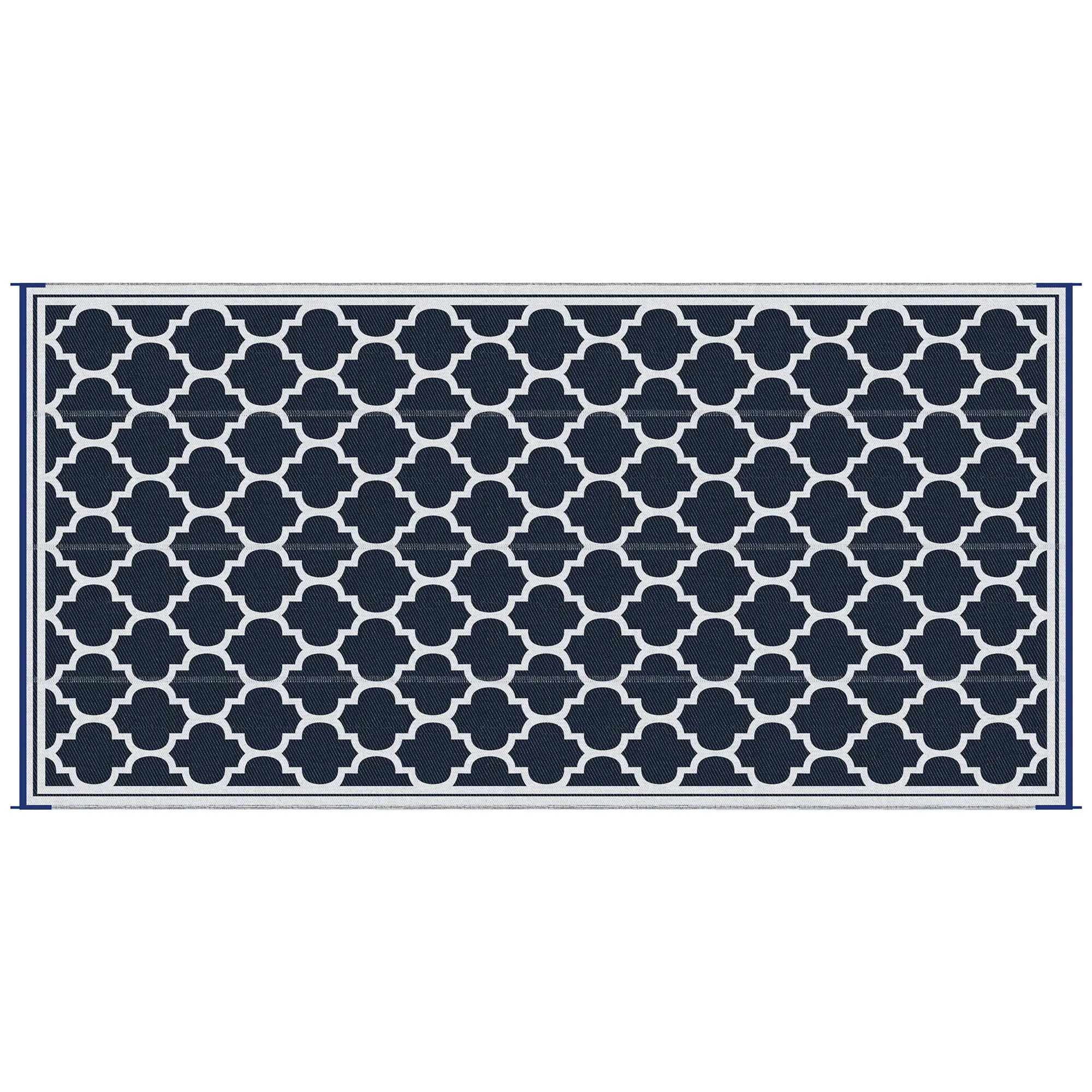 Blue, White Trellis, without Carry bag