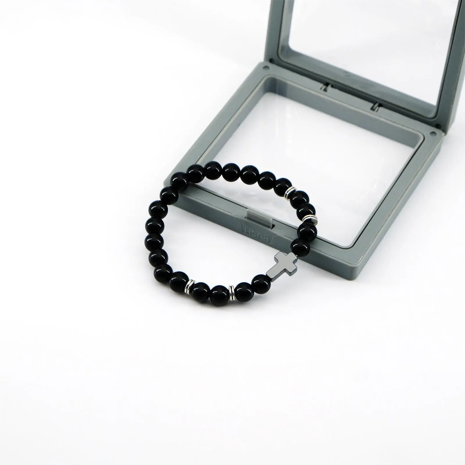 Bracelet with 3.54in*3.54in box - Black