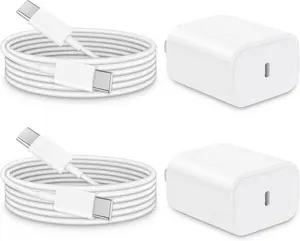 iPhone 17/16/15 Fast Charger – 20W PD Quick Charging Block with 6-Foot USB-C Cable, Compatible with iPhone 17/16/15 Series, iPad Pro/Air/Mini