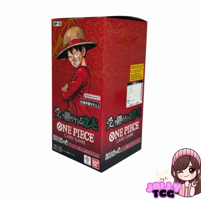 One Piece Trading Card Game OP-13 [JP] Carrying on His Will Booster Box  24 Packs 6 Cards Each