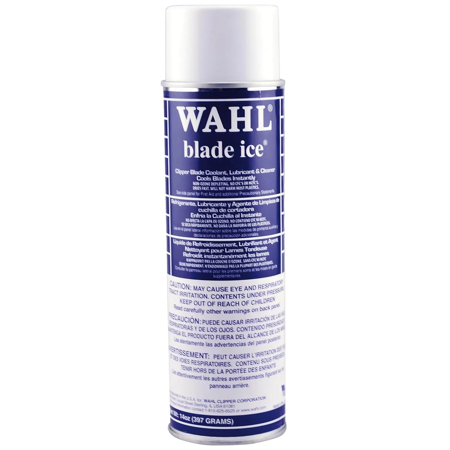 WAHL Instant Cooling Cleanser Spray - 14oz Blade Coolant & Cleaner for Clippers & Trimmers, Men's Grooming Accessory (Beauty & Personal Care)