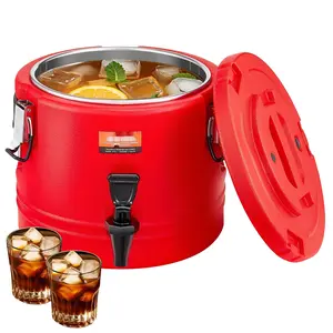 Insulated Beverage Dispenser for Hot and Cold Drinks, Large Capacity 2.2 Gallon / 8 Liter Cooler Jug with Easy-Pour Spigot, Stainless Steel Construction, Keeps Beverages Fresh and Safe, Leak-Proof Lid, Ideal for Parties, Cafes