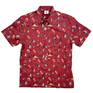 Florida State Seminoles Men's Beach Party Short Sleeve Shirt