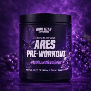 Ares' Pre-Workout (Grape Annihilation) HIGH STIM