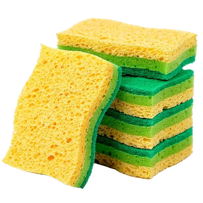 10Pcs Thickened Durable Sponge Wipes - Sponges for Dishes, Water Absorbent Kitchen Cleaning Tool, Soft Multifunctional Utensil-Safe Gadget for Cleaning Dishes, Household Use