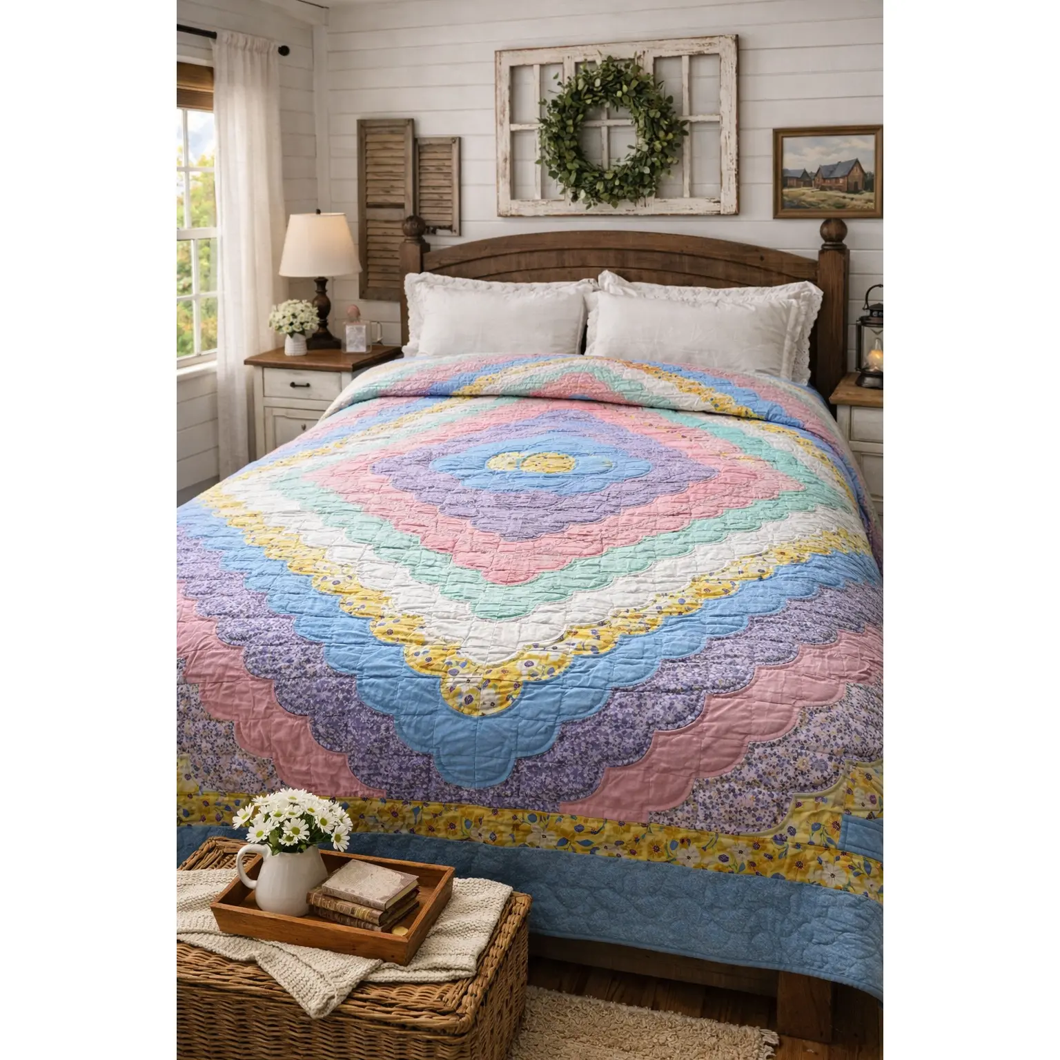 Amish Quilt (Ocean Waves) Amish Quilt (Ocean Waves)