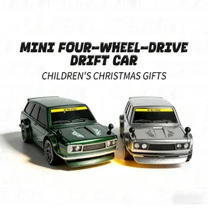 High-speed drift racer with wireless remote control and four-wheel drive power. Features high-brightness LED headlights and a shock-resistant PVC elastic body. This passion-fueled racing car never fears the dark-the perfect gift for boys and girls.