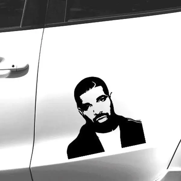 Drake Car Sticker (black)