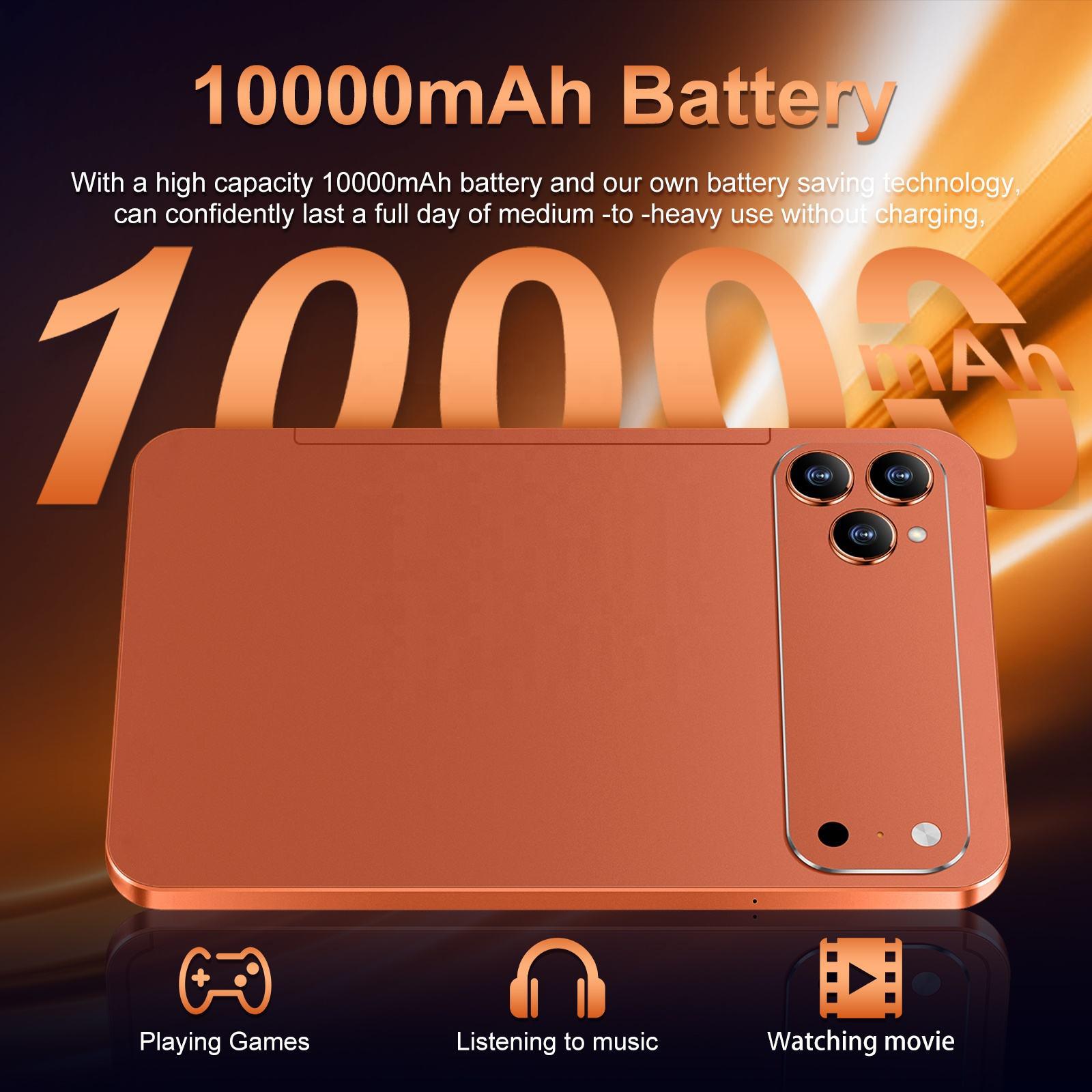 W&O X26 Max Android Tablet - 11.1in Touchscreen, 12GB RAM+256GB Expandable Storage, Android 15, Octa-Core CPU, 20MP Rear-8MP Front Cameras, Dual-Band WiFi, USB-C Port, Portable for Work & Back-to-School Bundle