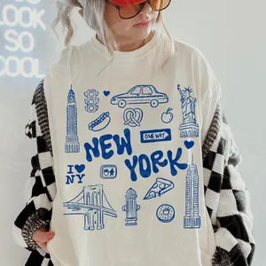 Retro New York Shirt, NYC Shirt, Travel Tshirt, Vacation Shirt, Comfort Colors Tee, New York City Graphic Tee