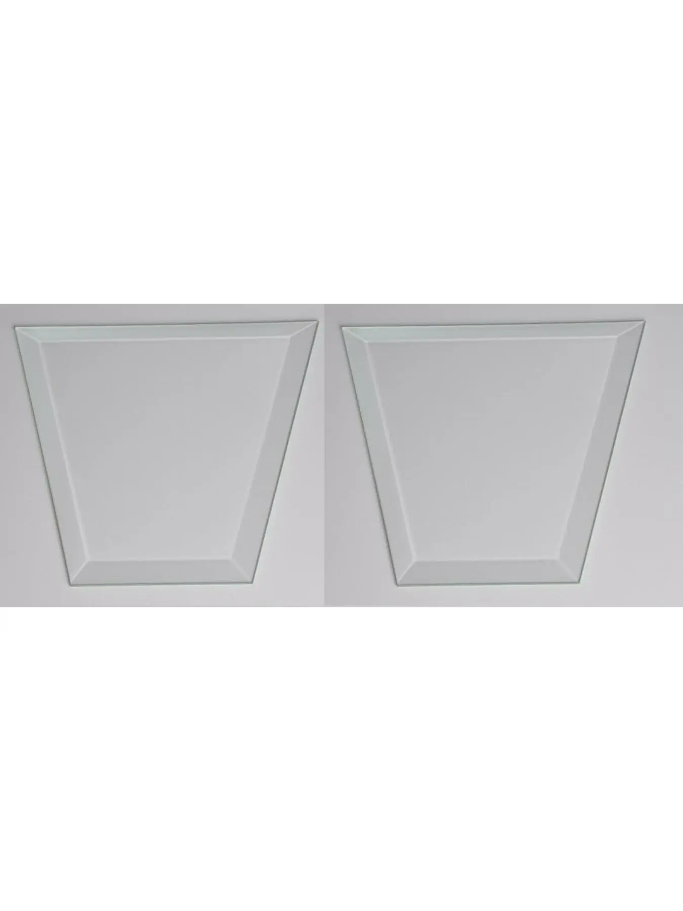 Tempered Bevelled Glass Panes for Outdoor Gaslights